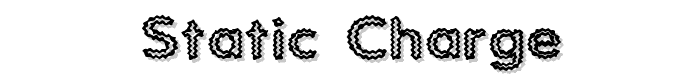 Static Charge font